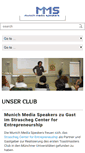 Mobile Screenshot of munichmediaspeakers.de
